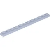 LEGO 1x12 plaques 60479 - 50 pièces Gris bleuté clair
