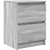 Syfax Meuble TV sonoma gris 40x35x54 cm bois d'ingénierie