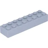 LEGO 2x8 brique 3007 - 10 pièces gris clair