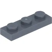 LEGO plaque 1x3 3623 - 250 pièces gris bleuâtre foncé