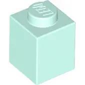 LEGO 25 pièces , pièces n° 3005 dans Hellaqua (Light Aqua)