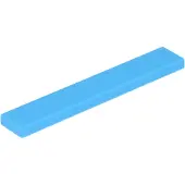 LEGO 25 pièces , pièce c. 6636 en bleu azur foncé