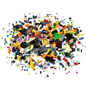 LEGO 1kg - multicolore, briques/roues/panneaux/fenêtres