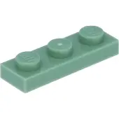 LEGO 1x3 plaque 3623 - 100 pièces vert sable