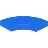 LEGO 2x2 carreaux coin rond 27925 - 10 pièces bleu