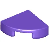 LEGO 1x1 carreaux coin rond 25269 - 100 pièces violet foncé