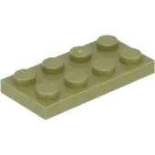 LEGO 250 pièces 3020 Plaques 2x4 Part Basic 250 Vert olive
