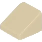 LEGO : 100x briques inclinées/Slope en beige/tan