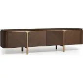 AEA Sideboard RTV Lowboard TV Stand Table Bois Marron Meuble-paroi Moderne