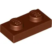 LEGO 3023 Brun rougeâtre 100 pièces