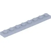 LEGO 1x8 plaque 3460 - 250 pièces gris clair