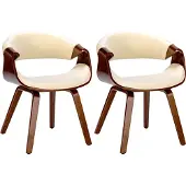 CLP lot de 2 chaises de salle à manger Foley