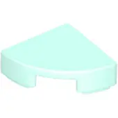 LEGO 1x1 Carreaux coin rond 25269 - 100 pièces Aqua clair