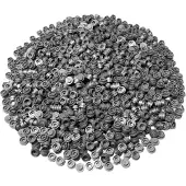 LEGO 1x1 Plaques rondes Argent - 4073 NOUVEAU Quantité 250x