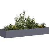 Prolenta Maison Exclusive - Jardinière anthracite 280x80x40 cm en acier