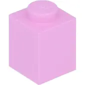LEGO : 100x Stein 1x1 en 'Bright Pink' (rose vif)