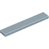 LEGO 1x6 carreaux 6636 - 250 pièces bleu sable