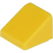 LEGO : 100x briques inclinées/Slope en jaune