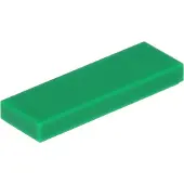 LEGO 1x3 carreaux 63864 - 50 pièces vert