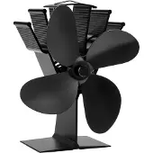 Homelife Ventilateur pour poêle-cheminée ZEPHYR 4