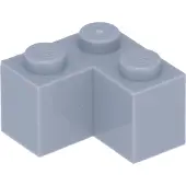LEGO : 100 pièces pierre angulaire 2x2, gris clair