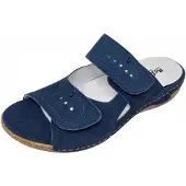 Reflexan : Chaussons d'intérieur pour femmes, type pantoufle, couleur bleue, pour un usage quotidien
