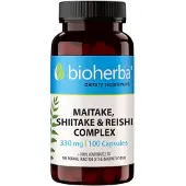 Bioherba Complexe de maitake, shiitake et reishi 380 mg