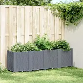 Prolenta Maison Exclusive - Bac à plantes bleu gris 160x40x53 cm PP