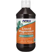 Sonstiges Magnésium avec oligo-éléments 133 mg 237 ml liquide Now Foods