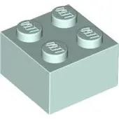 LEGO 3003 Hellaqua (Aqua clair) 25 pièces