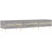 Syfax Meuble TV sonoma gris 150x36x30 cm bois d'ingénierie