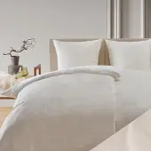 Blumtal literie 140x200 & 2x 80x80cm Cashmere-Touch peluche en naturel