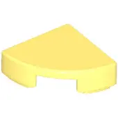 LEGO 1x1 Carreaux coin rond 25269 - 100 pièces jaune clair
