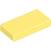 LEGO 1x2 carreaux 3069 - 50 pièces jaune clair