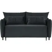 Wintech Dwuosobowa sofa rozkładana Zoya-Velluto 20-black