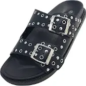 Post Xchange : Sandales pour femmes, modèle "Damenschuhe", couleur noire, pour les loisirs