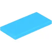 LEGO 100 pièces , pièce c. 87079 en cyan moyen