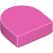 LEGO : 50 mouches, Größe 1x1 Noppen, abgerundet, Dunkelpink