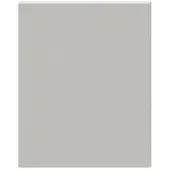 Jika Lyra - Miroir sur panneau, 400x750 mm, blanc H4531810383041