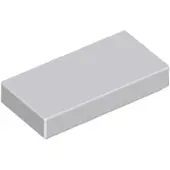 LEGO 1x2 carreaux 3069 - 50 pièces Gris bleuté clair