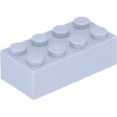 LEGO 100x briques 2x4, gris clair