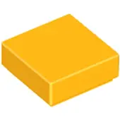 LEGO 1x1 carreaux 3070 - 100 pièces orange clair