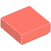 LEGO 1x1 carreaux 3070 - 250 pièces Coral