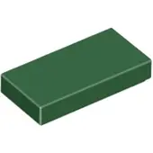 LEGO 1x2 carreaux 3069 - 100 pièces vert foncé