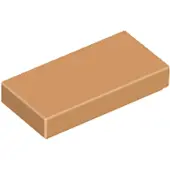 LEGO 1x2 carreaux 3069 - 100 pièces Nougat moyen
