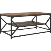 Syfax Table basse Chêne fumé 90 x 50 x 40 cm