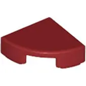 LEGO 1x1 carreaux coin rond 25269 - 50 pièces rouge foncé