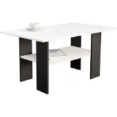 Mirjan 24 Table basse RAFE – noir / blanc