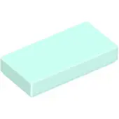 LEGO 1x2 carreaux 3069 - 100 pièces Aqua clair