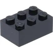 LEGO brique 2x3 3002 - 250 pièces noir